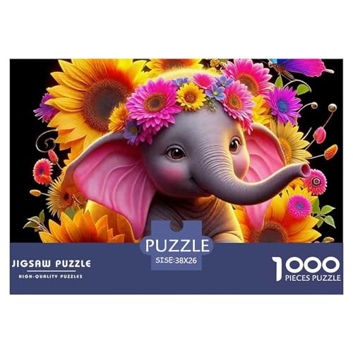 Elefanten 1000 Teile Puzzle Für Erwachsene Bildungspiele Stressabbau-Puzzle Teamgeist Pflegen Für Die Ganze Familie, Geschenke Für Frauen, Geschenke Für Männer 38x26cm/1000pcs Elefanten 1000 Teile Puzzle Für Erwachsene Bildungspiele Stressabbau-Puzzle Teamgeist Pflegen Für Die Ganze Familie, Geschenke Für Frauen, Geschenke Für Männer 38x26cm/1000pcs von JOFHYYSIE