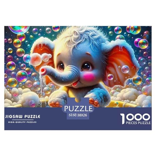 Elefanten 1000 Teile Puzzle Für Erwachsene Bildungspiele Stressabbau-Puzzle Teamgeist Pflegen Für Erwachsene Und Kinder Ab 14 Jahren 38x26cm/1000pcs Elefanten 1000 Teile Puzzle Für Erwachsene Bildungspiele Stressabbau-Puzzle Teamgeist Pflegen Für Erwachsene Und Kinder Ab 14 Jahren 38x26cm/1000pcs von JOFHYYSIE