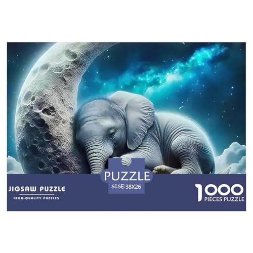 Elefanten 1000 Teile Puzzle Für Erwachsene Bildungspiele Stressabbau-Puzzle Teamgeist Pflegen Für Erwachsene Und Kinder Ab 14 Jahren 38x26cm/1000pcs Elefanten 1000 Teile Puzzle Für Erwachsene Bildungspiele Stressabbau-Puzzle Teamgeist Pflegen Für Erwachsene Und Kinder Ab 14 Jahren 38x26cm/1000pcs von JOFHYYSIE
