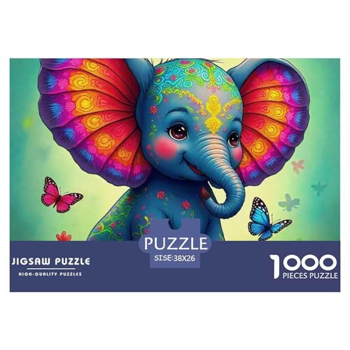 Elefanten 1000 Teile Puzzle Für Erwachsene Bildungspiele Stressabbau-Puzzle Teamgeist Pflegen Für Erwachsene Und Kinder Ab 14 Jahren 38x26cm/1000pcs Elefanten 1000 Teile Puzzle Für Erwachsene Bildungspiele Stressabbau-Puzzle Teamgeist Pflegen Für Erwachsene Und Kinder Ab 14 Jahren 38x26cm/1000pcs von JOFHYYSIE