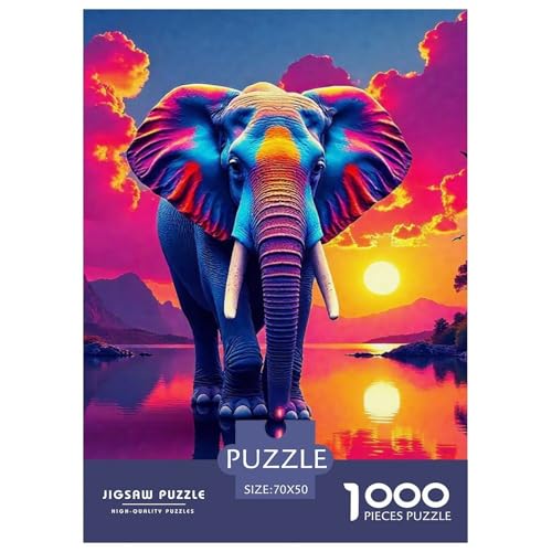 Elefanten 1000 Teile Puzzle Für Erwachsene Bildungspiele Stresslindernde Unterhaltung Gedächtnis des Gehirns Trainieren Für Erwachsene Geschenke 70x50cm/1000pcs Elefanten 1000 Teile Puzzle Für Erwachsene Bildungspiele Stresslindernde Unterhaltung Gedächtnis des Gehirns Trainieren Für Erwachsene Geschenke 70x50cm/1000pcs von JOFHYYSIE