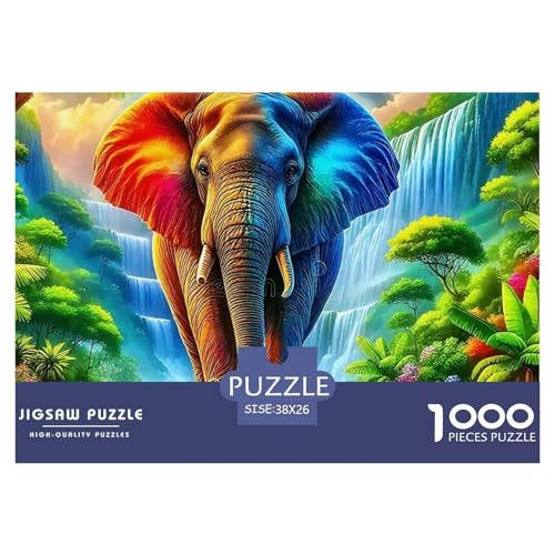 Elefanten 1000 Teile Puzzle Für Erwachsene Bildungspiele Stresslindernde Unterhaltung Gedächtnis des Gehirns Trainieren Für Erwachsene Und Kinder Ab 14 Jahren 38x26cm/1000pcs Elefanten 1000 Teile Puzzle Für Erwachsene Bildungspiele Stresslindernde Unterhaltung Gedächtnis des Gehirns Trainieren Für Erwachsene Und Kinder Ab 14 Jahren 38x26cm/1000pcs von JOFHYYSIE