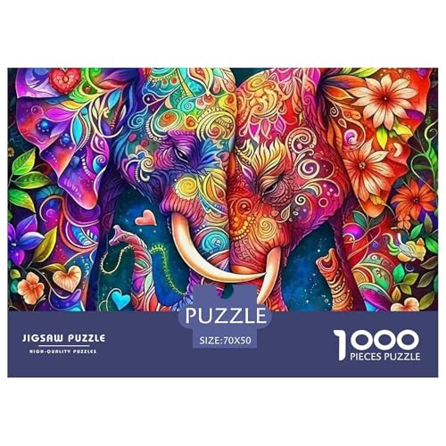 Elefanten 1000 Teile Puzzle Für Erwachsene Bildungspiele Stresslindernde Unterhaltung Teamgeist Pflegen Für Die Ganze Familie, Geschenke Für Frauen, Geschenke Für Männer 70x50cm/1000pcs Elefanten 1000 Teile Puzzle Für Erwachsene Bildungspiele Stresslindernde Unterhaltung Teamgeist Pflegen Für Die Ganze Familie, Geschenke Für Frauen, Geschenke Für Männer 70x50cm/1000pcs von JOFHYYSIE