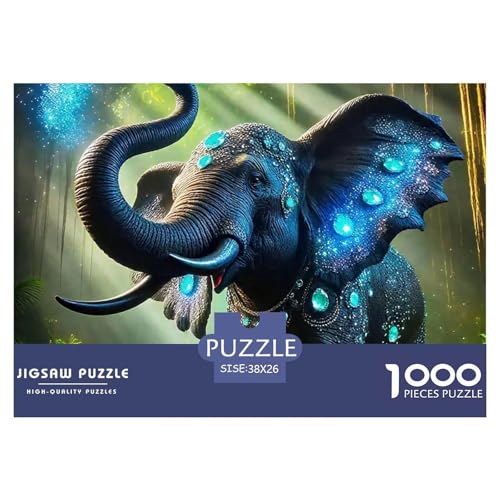 Elefanten 1000 Teile Puzzle Für Erwachsene Bildungspiele Stresslindernde Unterhaltung Teamgeist Pflegen Für Erwachsene Und Kinder Ab 14 Jahren 38x26cm/1000pcs Elefanten 1000 Teile Puzzle Für Erwachsene Bildungspiele Stresslindernde Unterhaltung Teamgeist Pflegen Für Erwachsene Und Kinder Ab 14 Jahren 38x26cm/1000pcs von JOFHYYSIE