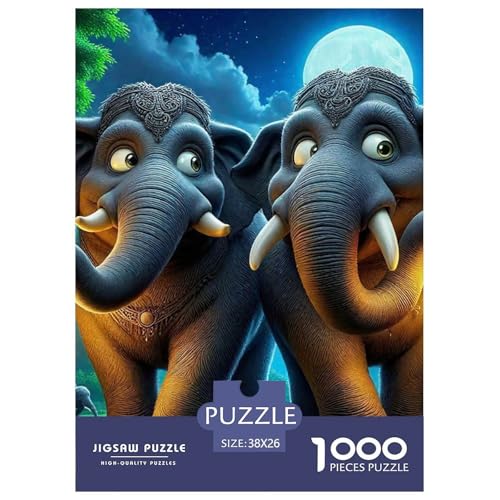 Elefanten 1000 Teile Puzzle Für Erwachsene Familien-Challenge-Spielzeuge Stressabbau-Puzzle Gedächtnis des Gehirns Trainieren Für Erwachsene Geschenke 38x26cm/1000pcs Elefanten 1000 Teile Puzzle Für Erwachsene Familien-Challenge-Spielzeuge Stressabbau-Puzzle Gedächtnis des Gehirns Trainieren Für Erwachsene Geschenke 38x26cm/1000pcs von JOFHYYSIE