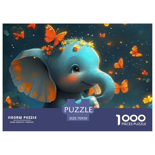 Elefanten 1000 Teile Puzzle Für Erwachsene Familien-Challenge-Spielzeuge Stressabbau-Puzzle Gedächtnis des Gehirns Trainieren Für Erwachsene Geschenke 70x50cm/1000pcs Elefanten 1000 Teile Puzzle Für Erwachsene Familien-Challenge-Spielzeuge Stressabbau-Puzzle Gedächtnis des Gehirns Trainieren Für Erwachsene Geschenke 70x50cm/1000pcs von JOFHYYSIE