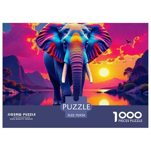 Elefanten 1000 Teile Puzzle Für Erwachsene Familien-Challenge-Spielzeuge Stressabbau-Puzzle Gedächtnis des Gehirns Trainieren Für Erwachsene Und Kinder Ab 14 Jahren 70x50cm/1000pcs Elefanten 1000 Teile Puzzle Für Erwachsene Familien-Challenge-Spielzeuge Stressabbau-Puzzle Gedächtnis des Gehirns Trainieren Für Erwachsene Und Kinder Ab 14 Jahren 70x50cm/1000pcs von JOFHYYSIE