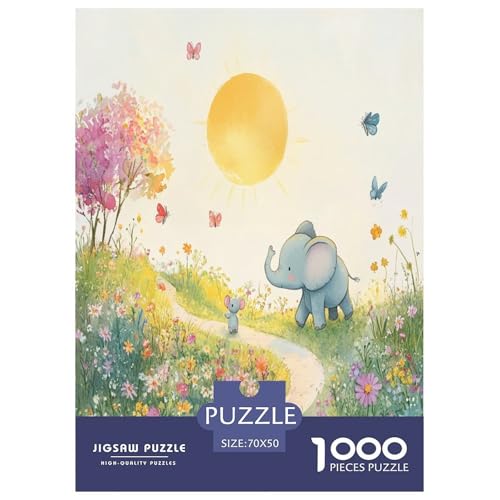 Elefanten 1000 Teile Puzzle Für Erwachsene Familien-Challenge-Spielzeuge Stressabbau-Puzzle Gedächtnis des Gehirns Trainieren Für Männer, Frauen, Ältere 70x50cm/1000pcs Elefanten 1000 Teile Puzzle Für Erwachsene Familien-Challenge-Spielzeuge Stressabbau-Puzzle Gedächtnis des Gehirns Trainieren Für Männer, Frauen, Ältere 70x50cm/1000pcs von JOFHYYSIE
