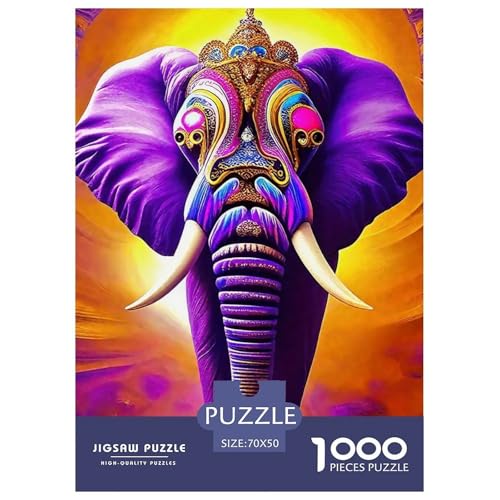 Elefanten 1000 Teile Puzzle Für Erwachsene Familien-Challenge-Spielzeuge Stressabbau-Puzzle Teamgeist Pflegen Für Die Ganze Familie, Geschenke Für Frauen, Geschenke Für Männer 70x50cm/1000pcs Elefanten 1000 Teile Puzzle Für Erwachsene Familien-Challenge-Spielzeuge Stressabbau-Puzzle Teamgeist Pflegen Für Die Ganze Familie, Geschenke Für Frauen, Geschenke Für Männer 70x50cm/1000pcs von JOFHYYSIE