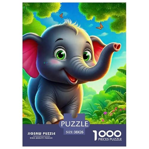 Elefanten 1000 Teile Puzzle Für Erwachsene Familien-Challenge-Spielzeuge Stressabbau-Puzzle Teamgeist Pflegen Für Männer, Frauen, Ältere 38x26cm/1000pcs Elefanten 1000 Teile Puzzle Für Erwachsene Familien-Challenge-Spielzeuge Stressabbau-Puzzle Teamgeist Pflegen Für Männer, Frauen, Ältere 38x26cm/1000pcs von JOFHYYSIE