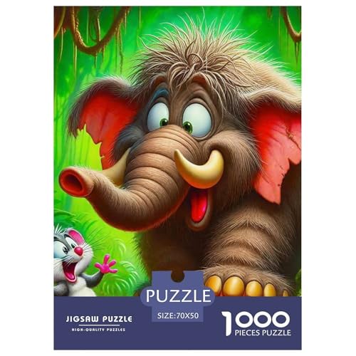 Elefanten 1000 Teile Puzzle Für Erwachsene Familien-Challenge-Spielzeuge Stressabbau-Puzzle Teamgeist Pflegen Für Männer, Frauen, Ältere 70x50cm/1000pcs Elefanten 1000 Teile Puzzle Für Erwachsene Familien-Challenge-Spielzeuge Stressabbau-Puzzle Teamgeist Pflegen Für Männer, Frauen, Ältere 70x50cm/1000pcs von JOFHYYSIE