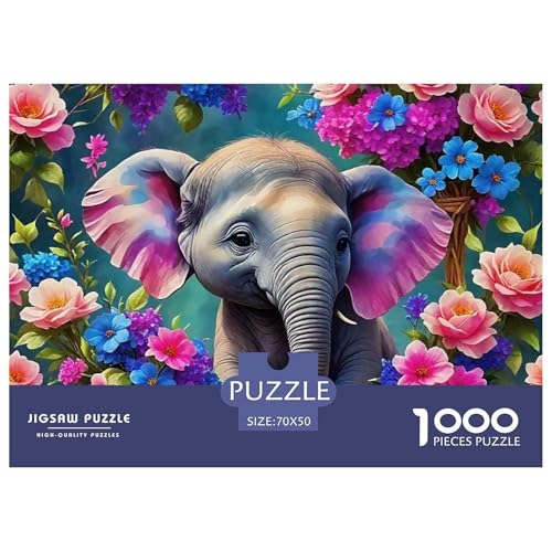 Elefanten 1000 Teile Puzzle Für Erwachsene Familien-Challenge-Spielzeuge Stresslindernde Unterhaltung Gedächtnis Des Gehirns Trainieren Für Die Ganze Familie, Geschenke Für Frauen, Geschenke Für Männe Elefanten 1000 Teile Puzzle Für Erwachsene Familien-Challenge-Spielzeuge Stresslindernde Unterhaltung Gedächtnis Des Gehirns Trainieren Für Die Ganze Familie, Geschenke Für Frauen, Geschenke Für Männe von JOFHYYSIE
