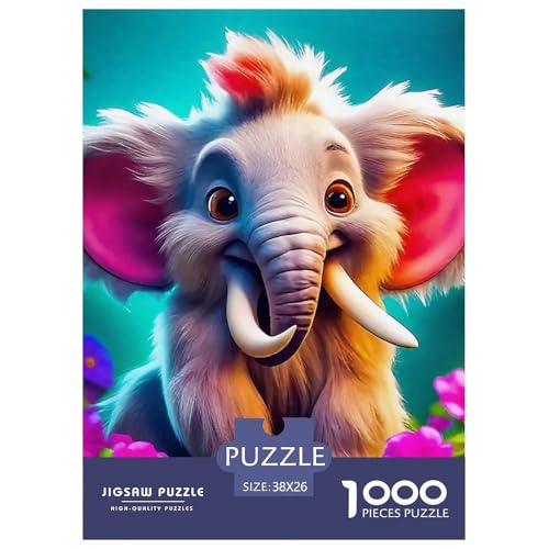 Elefanten 1000 Teile Puzzle Für Erwachsene Familien-Challenge-Spielzeuge Stresslindernde Unterhaltung Teamgeist Pflegen Für Familien-Dekorationen 38x26cm/1000pcs Elefanten 1000 Teile Puzzle Für Erwachsene Familien-Challenge-Spielzeuge Stresslindernde Unterhaltung Teamgeist Pflegen Für Familien-Dekorationen 38x26cm/1000pcs von JOFHYYSIE