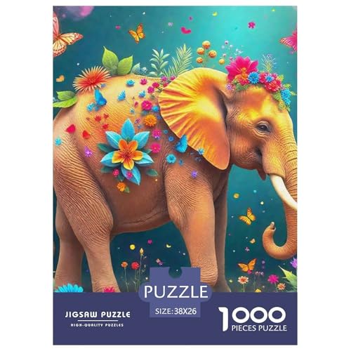 Elefanten 1000 Teile Puzzle Für Erwachsene Herausforderndes Spiel Stressabbau-Puzzle Teamgeist Pflegen Für Familien-Dekorationen 38x26cm/1000pcs Elefanten 1000 Teile Puzzle Für Erwachsene Herausforderndes Spiel Stressabbau-Puzzle Teamgeist Pflegen Für Familien-Dekorationen 38x26cm/1000pcs von JOFHYYSIE
