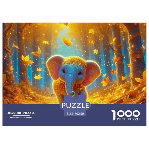 Elefanten 1000 Teile Puzzle Für Erwachsene Herausforderndes Spiel Stresslindernde Unterhaltung Gedächtnis des Gehirns Trainieren Für Erwachsene Geschenke 70x50cm/1000pcs Elefanten 1000 Teile Puzzle Für Erwachsene Herausforderndes Spiel Stresslindernde Unterhaltung Gedächtnis des Gehirns Trainieren Für Erwachsene Geschenke 70x50cm/1000pcs von JOFHYYSIE