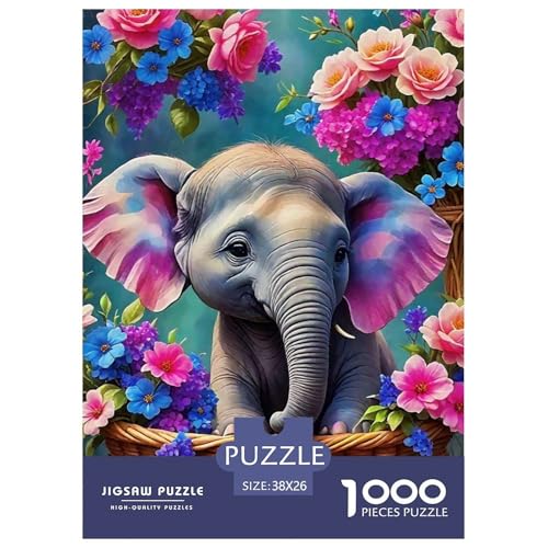 Elefanten 1000 Teile Puzzle Für Erwachsene Herausforderndes Spiel Stresslindernde Unterhaltung Teamgeist Pflegen Für Erwachsene Geschenke 38x26cm/1000pcs Elefanten 1000 Teile Puzzle Für Erwachsene Herausforderndes Spiel Stresslindernde Unterhaltung Teamgeist Pflegen Für Erwachsene Geschenke 38x26cm/1000pcs von JOFHYYSIE