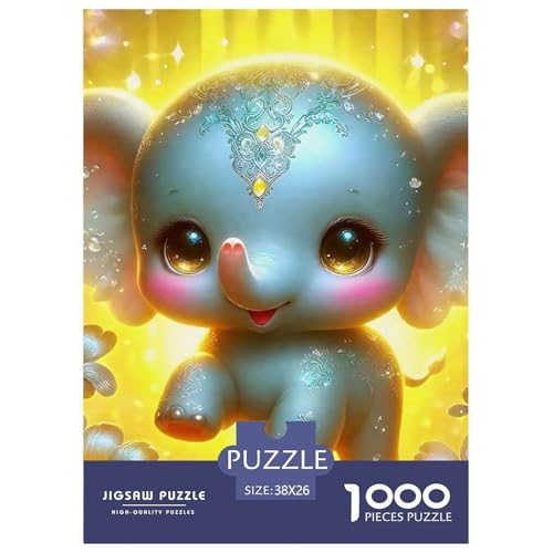 Elefanten 1000 Teile Puzzle Für Erwachsene Herausforderndes Spiel Stresslindernde Unterhaltung Teamgeist Pflegen Für Erwachsene Und Kinder Ab 14 Jahren 38x26cm/1000pcs Elefanten 1000 Teile Puzzle Für Erwachsene Herausforderndes Spiel Stresslindernde Unterhaltung Teamgeist Pflegen Für Erwachsene Und Kinder Ab 14 Jahren 38x26cm/1000pcs von JOFHYYSIE