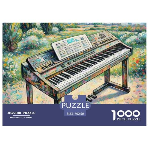 Elektronische Tastatur 1000 Pieces Jigsaw Puzzles for Adults Family Challenge Toys Stress Relieving Entertainment Exercise The Memory of The Brain for Adults and Kids, Age 12 Years Up 70x50cm/100 von JOFHYYSIE