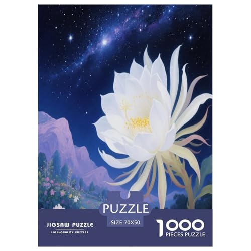 Epiphyllum 1000 Teile Puzzle Für Erwachsene Familien-Challenge-Spielzeuge Stressabbau-Puzzle Teamgeist Pflegen Für Erwachsene Geschenke 70x50cm/1000pcs von JOFHYYSIE