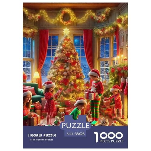 Familie Weihnachten 1000 Teile Puzzle Für Erwachsene Familien-Challenge-Spielzeuge Stressabbau-Puzzle Gedächtnis des Gehirns Trainieren Für Die Ganze Familie, Geschenke Für Frauen, Geschenke Für Familie Weihnachten 1000 Teile Puzzle Für Erwachsene Familien-Challenge-Spielzeuge Stressabbau-Puzzle Gedächtnis des Gehirns Trainieren Für Die Ganze Familie, Geschenke Für Frauen, Geschenke Für von JOFHYYSIE
