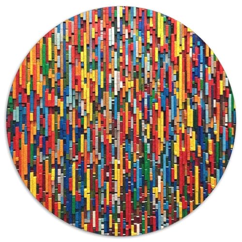 Farbige Bausteine 1000 Piece Jigsaw Puzzle for Adults EduKatzeional Games Stress Relief Puzzle Cultivate The Spirit of Teamwork for Men, Women, Elders, Seniors 1000pcs (67.5x67.5cm) von JOFHYYSIE