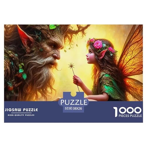 Fee Tree Spirit 1000 Teile Puzzle Für Erwachsene Herausforderndes Spiel Stresslindernde Unterhaltung Gedächtnis des Gehirns Trainieren Für Männer, Frauen, Ältere 38x26cm/1000pcs Fee Tree Spirit 1000 Teile Puzzle Für Erwachsene Herausforderndes Spiel Stresslindernde Unterhaltung Gedächtnis des Gehirns Trainieren Für Männer, Frauen, Ältere 38x26cm/1000pcs von JOFHYYSIE