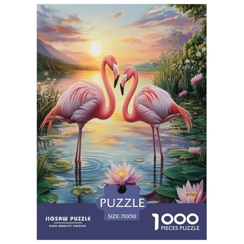 Flamingo 1000 Teile Puzzle Für Erwachsene Familien-Challenge-Spielzeuge Stresslindernde Unterhaltung Teamgeist Pflegen Für Erwachsene Geschenke 70x50cm/1000pcs Flamingo 1000 Teile Puzzle Für Erwachsene Familien-Challenge-Spielzeuge Stresslindernde Unterhaltung Teamgeist Pflegen Für Erwachsene Geschenke 70x50cm/1000pcs von JOFHYYSIE