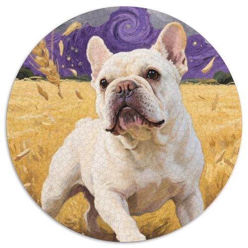 Französischer Bullhund 1000 Pieces Jigsaw Puzzles for Adults EduKatzeional Games Stress Relieving Entertainment Cultivate The Spirit of Teamwork for Family Decorations 1000pcs (67.5x67.5cm) von JOFHYYSIE