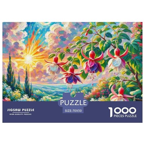 Fuchsien Hybrida 1000 Piece Jigsaw Puzzle for Adults Family Challenge Toys Stress Relief Puzzle Cultivate The Spirit of Teamwork for The Whole for Women, Gifts for Men 70x50cm/1000p Fuchsien Hybrida 1000 Piece Jigsaw Puzzle for Adults Family Challenge Toys Stress Relief Puzzle Cultivate The Spirit of Teamwork for The Whole for Women, Gifts for Men 70x50cm/1000p von JOFHYYSIE