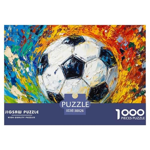 Fußball 1000 Piece Jigsaw Puzzle for Adults Family Challenge Toys Stress Relief Puzzle Exercise The Memory of The Brain for Men, Women, Elders, Seniors 38x26cm/1000pcs Fußball 1000 Piece Jigsaw Puzzle for Adults Family Challenge Toys Stress Relief Puzzle Exercise The Memory of The Brain for Men, Women, Elders, Seniors 38x26cm/1000pcs von JOFHYYSIE