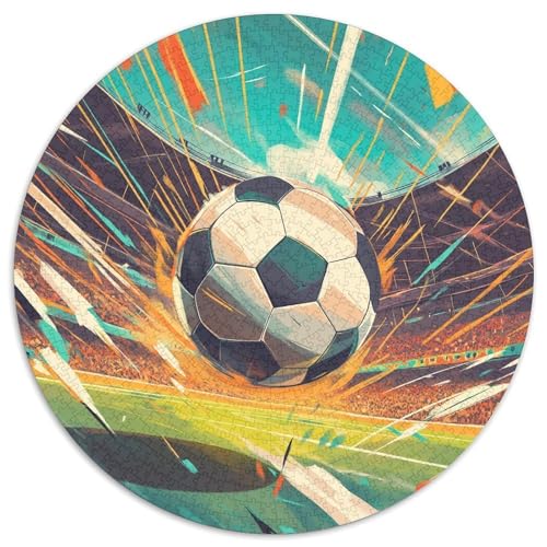 Fußball 1000 Pieces Jigsaw Puzzles for Adults Challenging Game Stress Relieving Entertainment Exercise The Memory of The Brain for Adults Gifts 1000pcs (67.5x67.5cm) von JOFHYYSIE