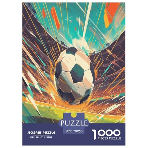 Fußball 1000 Teile Puzzle Für Erwachsene Familien-Challenge-Spielzeuge Stresslindernde Unterhaltung Teamgeist Pflegen Für Familien-DekoRatteionen 70x50cm/1000pcs Fußball 1000 Teile Puzzle Für Erwachsene Familien-Challenge-Spielzeuge Stresslindernde Unterhaltung Teamgeist Pflegen Für Familien-DekoRatteionen 70x50cm/1000pcs von JOFHYYSIE
