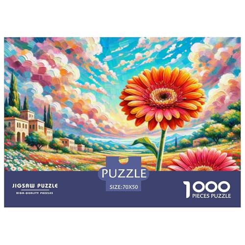 Gerbera 1000 Piece Jigsaw Puzzle for Adults EduKatzeional Games Stress Relief Puzzle Exercise The Memory of The Brain for Adults Gifts 70x50cm/1000pcs Gerbera 1000 Piece Jigsaw Puzzle for Adults EduKatzeional Games Stress Relief Puzzle Exercise The Memory of The Brain for Adults Gifts 70x50cm/1000pcs von JOFHYYSIE