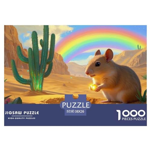 Gerbil 1000 Piece Jigsaw Puzzle for Adults Family Challenge Toys Stress Relief Puzzle Exercise The Memory of The Brain for Men, Women, Elders, Seniors 38x26cm/1000pcs Gerbil 1000 Piece Jigsaw Puzzle for Adults Family Challenge Toys Stress Relief Puzzle Exercise The Memory of The Brain for Men, Women, Elders, Seniors 38x26cm/1000pcs von JOFHYYSIE