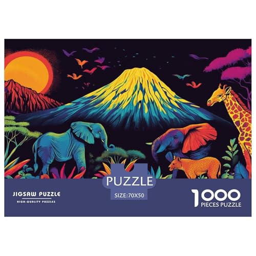 Giraffe 1000 Piece Jigsaw Puzzle for Adults Challenging Game Stress Relief Puzzle Exercise The Memory of The Brain for Adults and Kids, Age 12 Years Up 70x50cm/1000pcs Giraffe 1000 Piece Jigsaw Puzzle for Adults Challenging Game Stress Relief Puzzle Exercise The Memory of The Brain for Adults and Kids, Age 12 Years Up 70x50cm/1000pcs von JOFHYYSIE