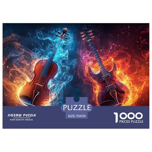 Gitarre 1000 Pieces Jigsaw Puzzles for Adults EduKatzeional Games Stress Relieving Entertainment Cultivate The Spirit of Teamwork for The Whole for Women, Gifts for Men 70x50cm/1000 Gitarre 1000 Pieces Jigsaw Puzzles for Adults EduKatzeional Games Stress Relieving Entertainment Cultivate The Spirit of Teamwork for The Whole for Women, Gifts for Men 70x50cm/1000 von JOFHYYSIE