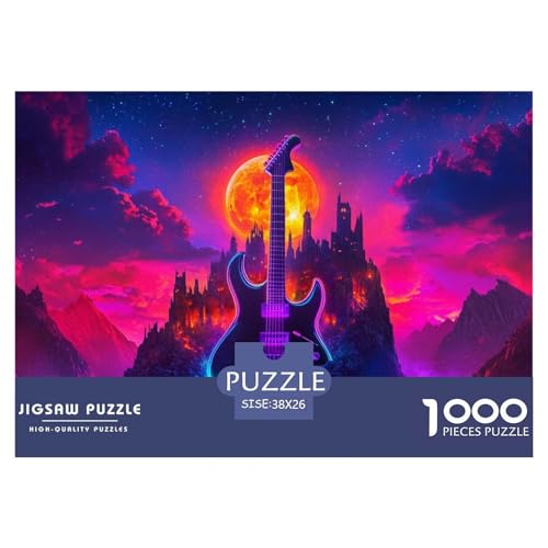Gitarre 1000 Pieces Jigsaw Puzzles for Adults Family Challenge Toys Stress Relieving Entertainment Exercise The Memory of The Brain for Adults and Kids, Age 12 Years Up 38x26cm/1000pcs Gitarre 1000 Pieces Jigsaw Puzzles for Adults Family Challenge Toys Stress Relieving Entertainment Exercise The Memory of The Brain for Adults and Kids, Age 12 Years Up 38x26cm/1000pcs von JOFHYYSIE
