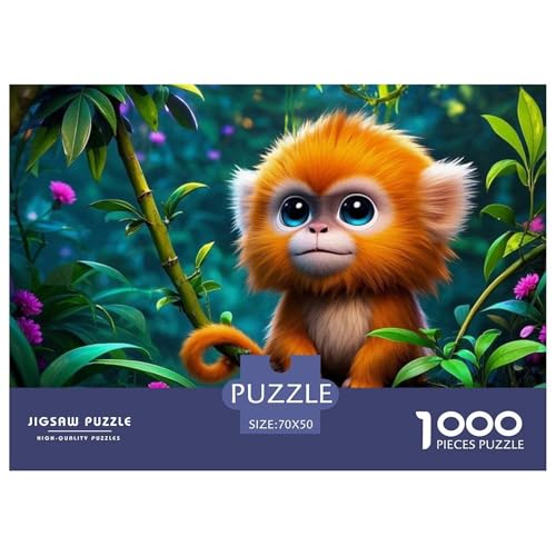Golden AFFE 1000 Piece Jigsaw Puzzle for Adults Challenging Game Stress Relief Puzzle Exercise The Memory of The Brain for The Whole for Women, Gifts for Men 70x50cm/1000pcs Golden AFFE 1000 Piece Jigsaw Puzzle for Adults Challenging Game Stress Relief Puzzle Exercise The Memory of The Brain for The Whole for Women, Gifts for Men 70x50cm/1000pcs von JOFHYYSIE