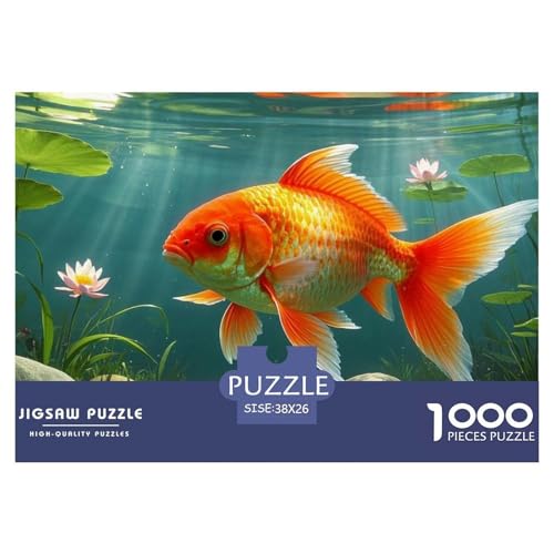 Goldfisch 1000 Pieces Jigsaw Puzzles for Adults Challenging Game Stress Relieving Entertainment Exercise The Memory of The Brain for Men, Women, Elders, Seniors 38x26cm/1000pcs Goldfisch 1000 Pieces Jigsaw Puzzles for Adults Challenging Game Stress Relieving Entertainment Exercise The Memory of The Brain for Men, Women, Elders, Seniors 38x26cm/1000pcs von JOFHYYSIE