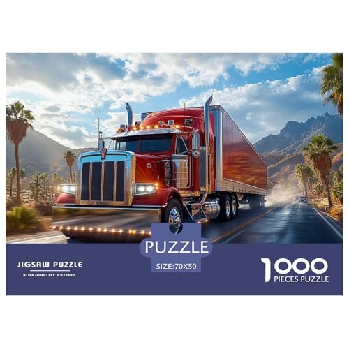 Großer LKW 1000 Pieces Jigsaw Puzzles for Adults Family Challenge Toys Stress Relieving Entertainment Cultivate The Spirit of Teamwork for Men, Women, Elders, Seniors 70x50cm/1000pcs Großer LKW 1000 Pieces Jigsaw Puzzles for Adults Family Challenge Toys Stress Relieving Entertainment Cultivate The Spirit of Teamwork for Men, Women, Elders, Seniors 70x50cm/1000pcs von JOFHYYSIE