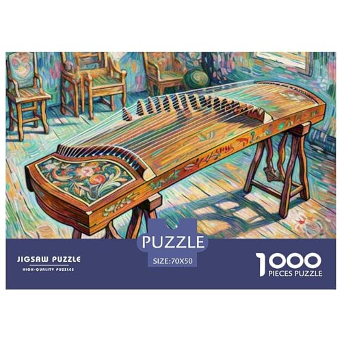 Guzheng 1000 Piece Jigsaw Puzzle for Adults Challenging Game Stress Relief Puzzle Exercise The Memory of The Brain for The Whole for Women, Gifts for Men 70x50cm/1000pcs Guzheng 1000 Piece Jigsaw Puzzle for Adults Challenging Game Stress Relief Puzzle Exercise The Memory of The Brain for The Whole for Women, Gifts for Men 70x50cm/1000pcs von JOFHYYSIE