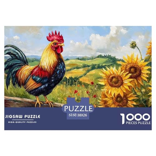 Hahn 1000 Piece Jigsaw Puzzle for Adults Challenging Game Stress Relief Puzzle Exercise The Memory of The Brain for The Whole for Women, Gifts for Men 38x26cm/1000pcs Hahn 1000 Piece Jigsaw Puzzle for Adults Challenging Game Stress Relief Puzzle Exercise The Memory of The Brain for The Whole for Women, Gifts for Men 38x26cm/1000pcs von JOFHYYSIE