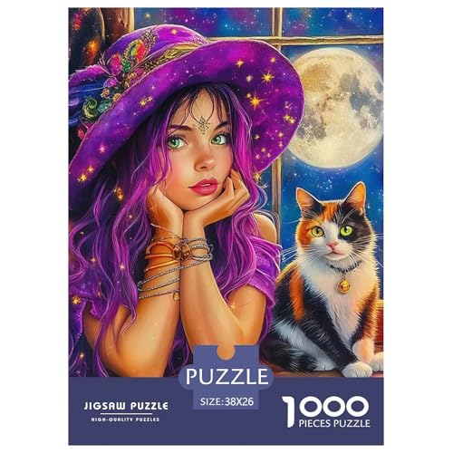 Halloween 1000 Teile Puzzle Für Erwachsene Bildungspiele Stressabbau-Puzzle Teamgeist Pflegen Für Männer, Frauen, Ältere 38x26cm/1000pcs von JOFHYYSIE