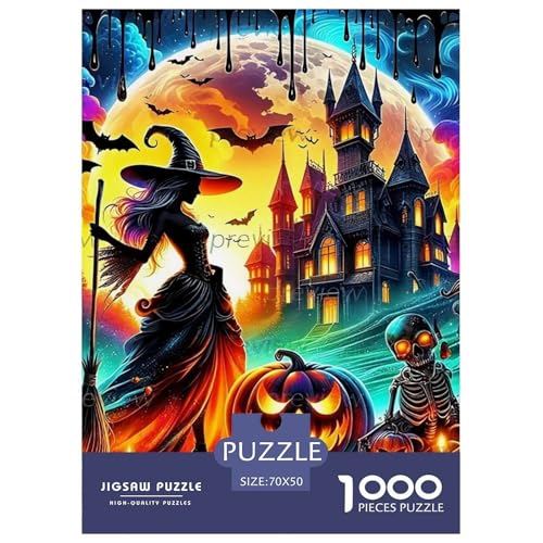 Halloween Kürbis Skelett 1000 Teile Puzzle Für Erwachsene Bildungspiele Stresslindernde Unterhaltung Teamgeist Pflegen Für Erwachsene Und Kinder Ab 14 Jahren 70x50cm/1000pcs Halloween Kürbis Skelett 1000 Teile Puzzle Für Erwachsene Bildungspiele Stresslindernde Unterhaltung Teamgeist Pflegen Für Erwachsene Und Kinder Ab 14 Jahren 70x50cm/1000pcs von JOFHYYSIE