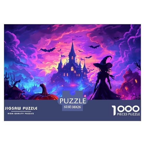 Hexe 1000 Piece Jigsaw Puzzle for Adults EduKatzeional Games Stress Relief Puzzle Cultivate The Spirit of Teamwork for Adults Gifts 38x26cm/1000pcs Hexe 1000 Piece Jigsaw Puzzle for Adults EduKatzeional Games Stress Relief Puzzle Cultivate The Spirit of Teamwork for Adults Gifts 38x26cm/1000pcs von JOFHYYSIE