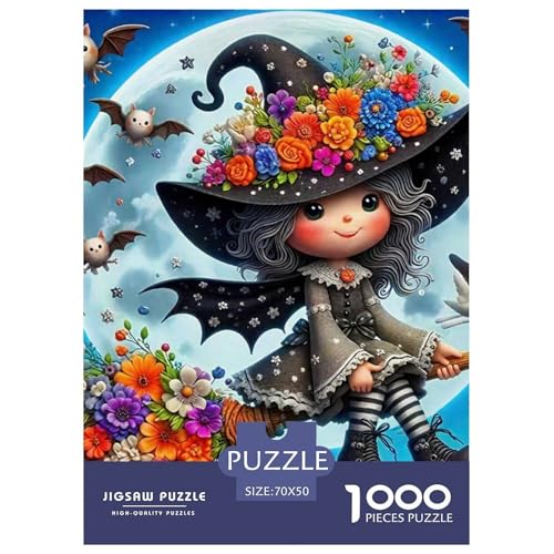 Hexenhut 1000 Teile Puzzle Für Erwachsene Familien-Challenge-Spielzeuge Stresslindernde Unterhaltung Teamgeist Pflegen Für Erwachsene Geschenke 70x50cm/1000pcs Hexenhut 1000 Teile Puzzle Für Erwachsene Familien-Challenge-Spielzeuge Stresslindernde Unterhaltung Teamgeist Pflegen Für Erwachsene Geschenke 70x50cm/1000pcs von JOFHYYSIE