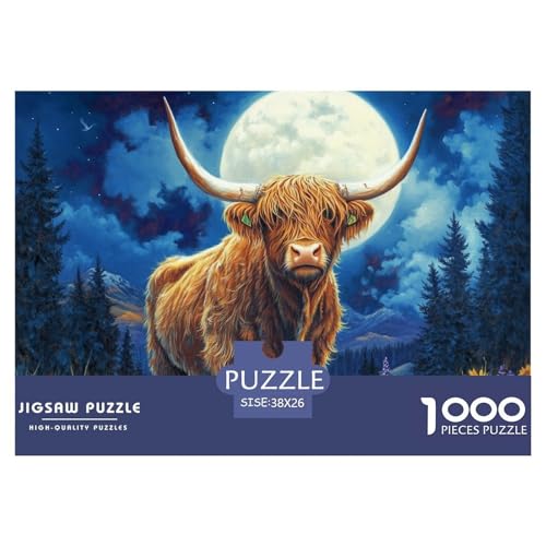 Highland Rinder 1000 Piece Jigsaw Puzzle for Adults Family Challenge Toys Stress Relief Puzzle Exercise The Memory of The Brain for Family DecoRatteteions 38x26cm/1000pcs Highland Rinder 1000 Piece Jigsaw Puzzle for Adults Family Challenge Toys Stress Relief Puzzle Exercise The Memory of The Brain for Family DecoRatteteions 38x26cm/1000pcs von JOFHYYSIE