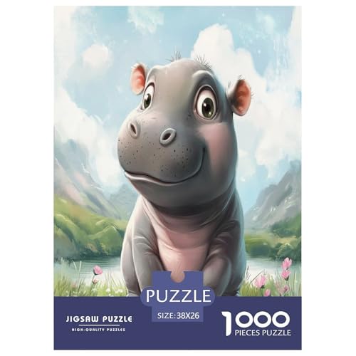 Hippo 1000 Teile Puzzle Für Erwachsene Bildungspiele Stressabbau-Puzzle Teamgeist Pflegen Für Männer, Frauen, Ältere 38x26cm/1000pcs Hippo 1000 Teile Puzzle Für Erwachsene Bildungspiele Stressabbau-Puzzle Teamgeist Pflegen Für Männer, Frauen, Ältere 38x26cm/1000pcs von JOFHYYSIE