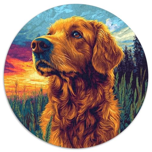 Irischer Setter 1000 Teile Puzzle Für Erwachsene Bildungspiele Stressabbau-Puzzle Teamgeist Pflegen Für Die Ganze Familie, Geschenke Für Frauen & Männer 1000pcs (67.5x67.5cm) von JOFHYYSIE