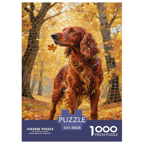 Irischer Setter 1000 Teile Puzzle Für Erwachsene Bildungspiele Stresslindernde Unterhaltung Gedächtnis des Gehirns Trainieren Für Familien-DekoRatteionen 38x26cm/1000pcs Irischer Setter 1000 Teile Puzzle Für Erwachsene Bildungspiele Stresslindernde Unterhaltung Gedächtnis des Gehirns Trainieren Für Familien-DekoRatteionen 38x26cm/1000pcs von JOFHYYSIE